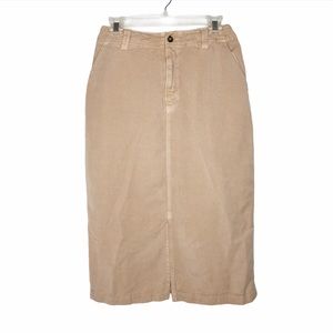 PULP vintage High Waisted Peach Front Slit Pocketed pencil Skirt